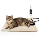 NICREW cat heating pad top view shows cozy warmth and snuggle-friendly surface