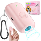 Nicuzm mini ultrasonic bark deterrent front view for calmer outdoor walks.