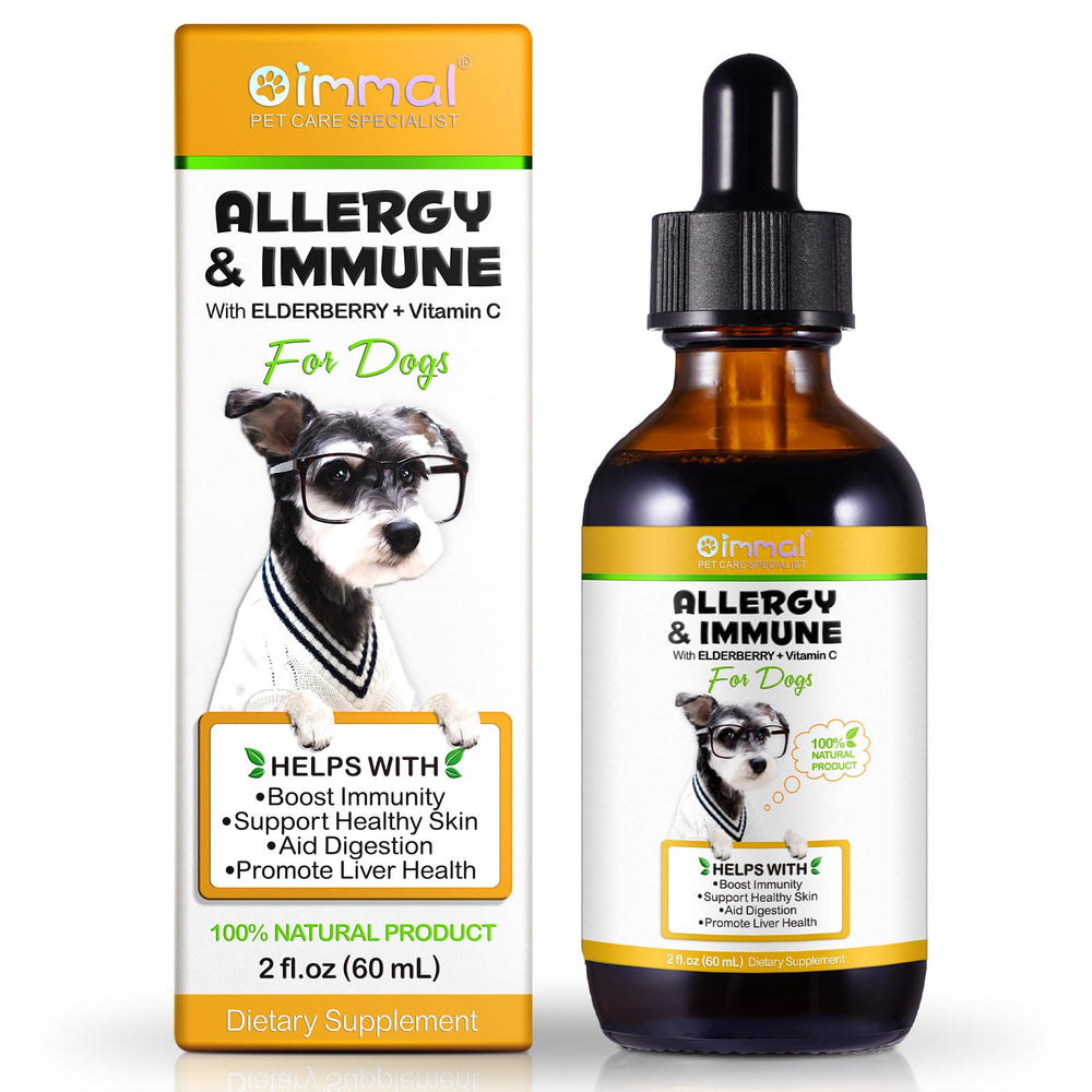 NIFEISHI Allergy Relief Drops for Dogs bottle promotes soothing comfort for itchy skin