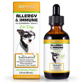 NIFEISHI Allergy Relief Drops for Dogs bottle promotes soothing comfort for itchy skin