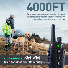 Nikketta dog shock collar safe shock control for adjustable training intensity.