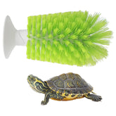 Nilioerup turtle-scrub-brush suction-base cleans tank glass easily