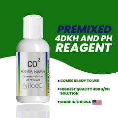 NilocG Aquatics 4dkh/pH reagent bottle provides stable indicator solution.
