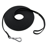 NIMBLE long dog leash waterproof recall training lead with durable webbing for outdoor adventures.