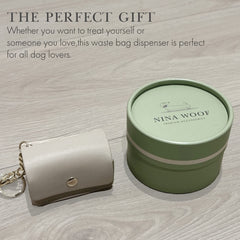 Nina Woof with bags inside demonstrates compact storage for on-the-go trips