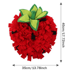 NINEFOX Snuffle Mat con bolsillos de tela para esconder premios.