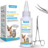 Ninibabie dog ear cleaner powder 42g for easy ear care and odor control.