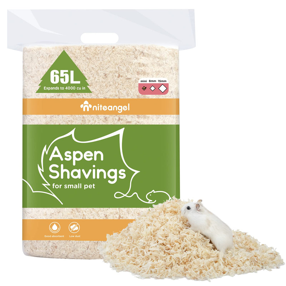 Niteangel Aspen Bedding soft-texture close-up, a comfy surface for small pets.