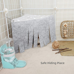 Niteangel fleece texture detail in gray, soft fabric offering gentle hideout.