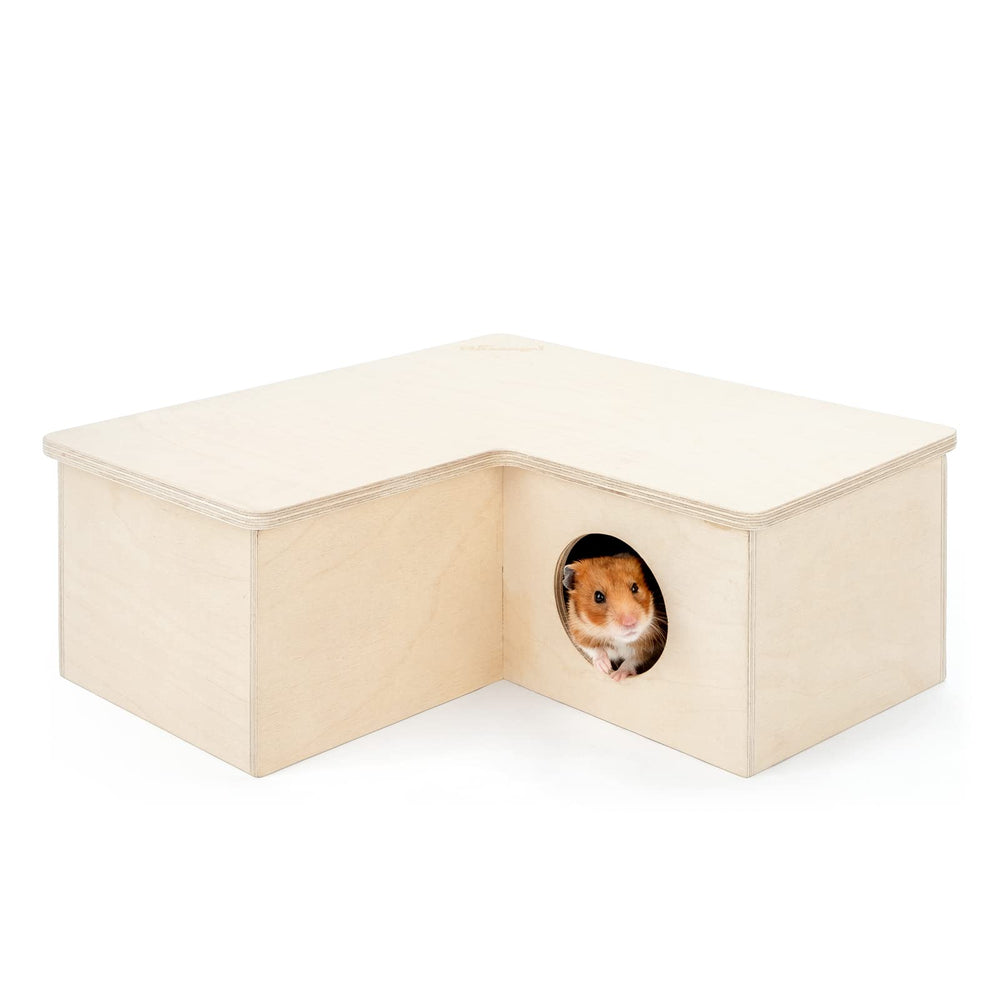 Niteangel hamster house maze entrance view enables quick tunnel exploration.