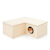 Niteangel hamster house maze entrance view enables quick tunnel exploration.