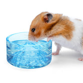Niteangel Mount Fuji glass hamster bowl full view highlights sturdy glass construction for longevity.