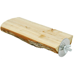 Niteangel parrot cage perch wooden platform promotes foot exercise and climbing.
