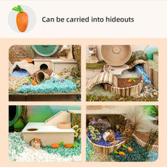 Niteangel safe design closeup shows chewing-friendly shape and cage-friendly decor.