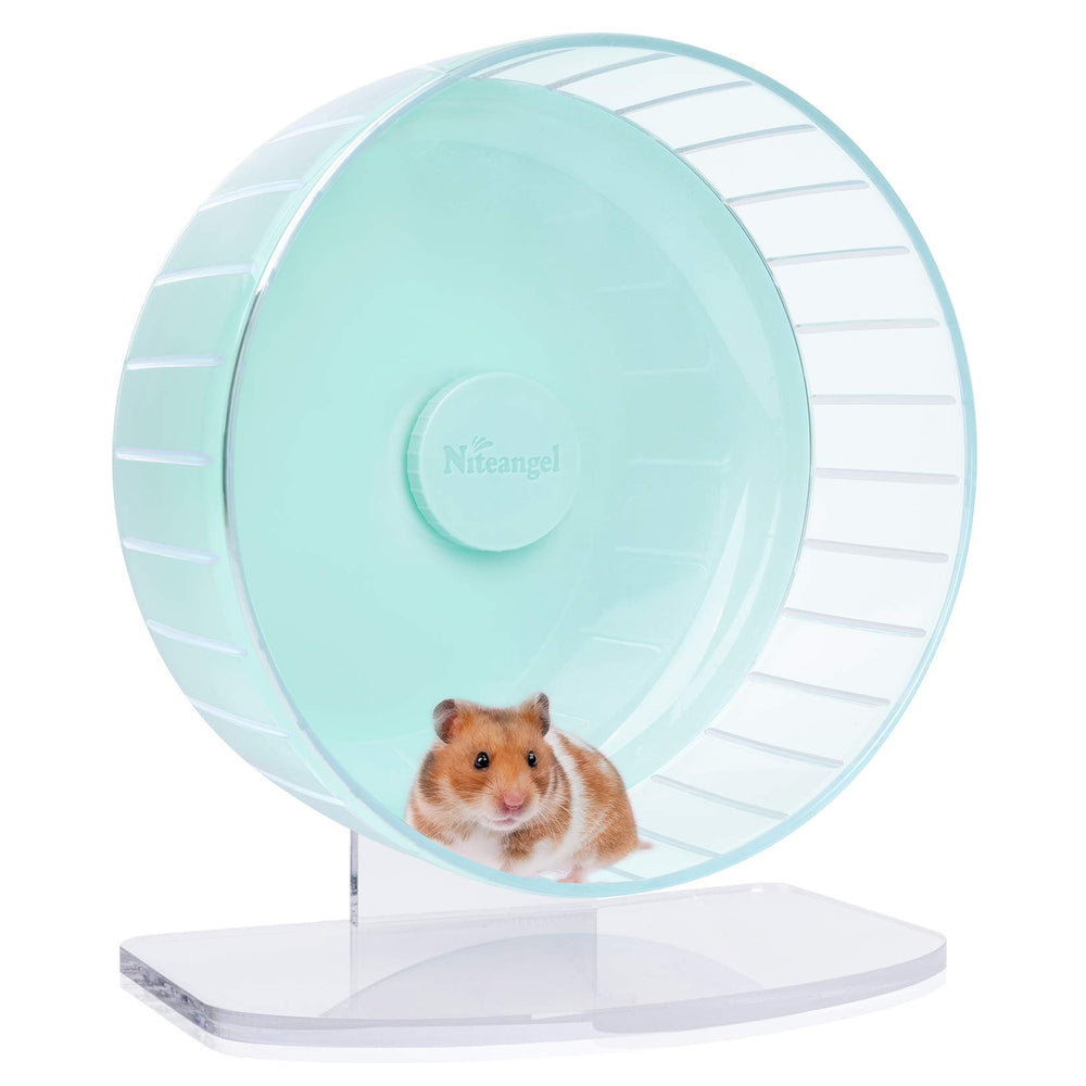 Niteangel super-silent hamster wheel 11-inch running drum offers quiet, energizing exercise for small pets.