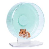 Niteangel Super-Silent Wheel mint-green side view for quiet nighttime hamster exercise