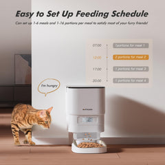 Nityers automatic-feeder rotating-dispense mechanism prevents jams and wastage.