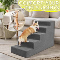 Niubya dog stairs washable cover for easy cleaning after adventures.