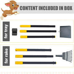 Niubya Poop Scooper easy-clean non-stick surface simplifies washing.