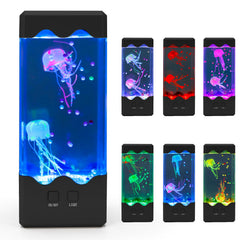 NIUFAN Jellyfish Lamp with LED glow creates a calming ambiance for any room.