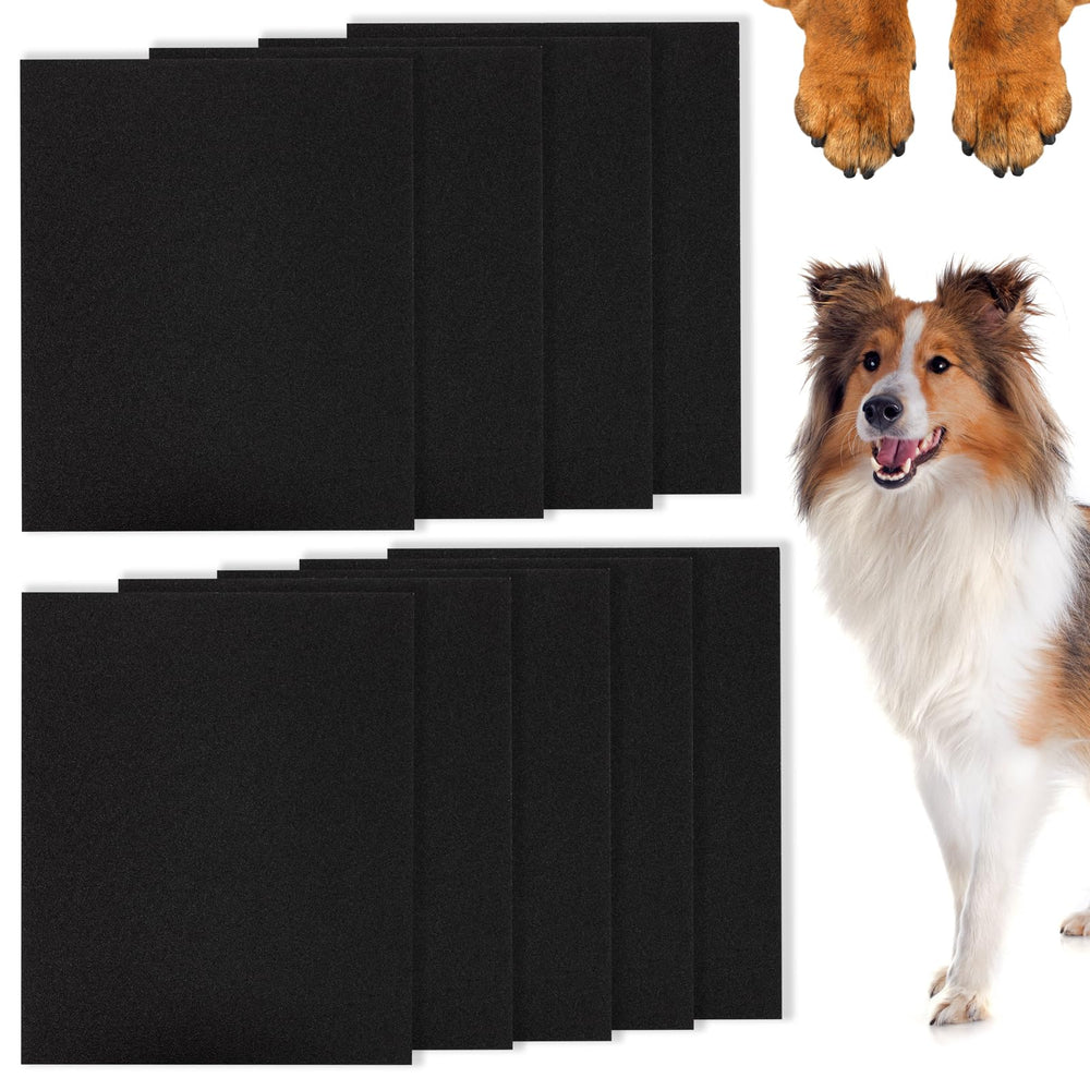 Niuohoy dog nail file scratcher packaging image showing durable replacement sandpaper for grooming setup