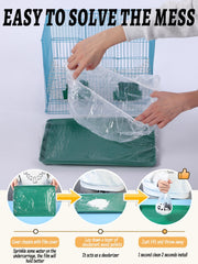 Niwaes leak-proof design highlights containment of droppings and liquids.