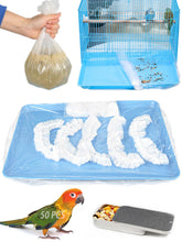 Niwaes packaging shows 50 disposable liners for quick cage changes.