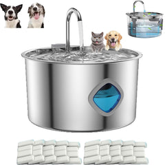 Nixegym dog water fountain top view highlights accessible hydration design