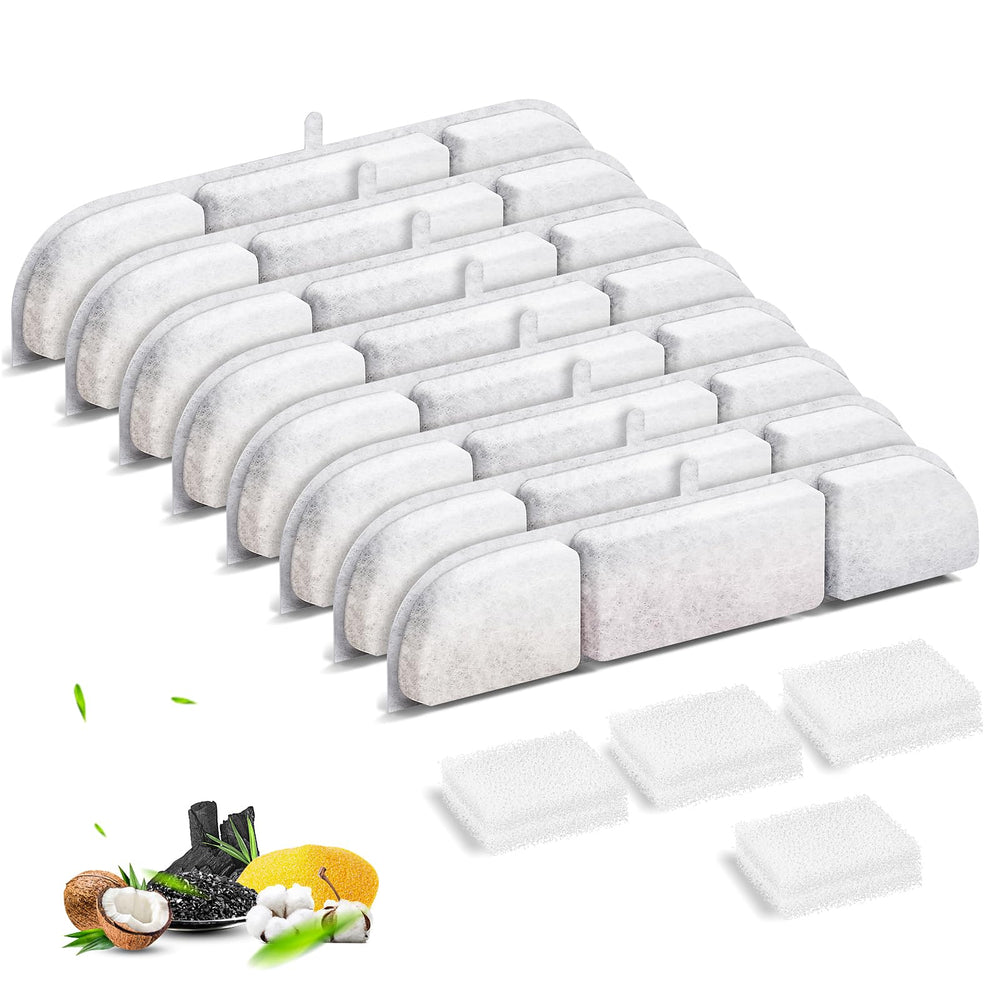 NIXOOT DownyPaws 8-pack filters ready for long-lasting fountain maintenance with cleaner water.