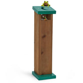 Niyanghome Tree Frog House exterior highlights a durable wooden nest for outdoor wildlife.
