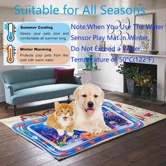 NLAIKE foldable water mat easy to store after pet play sessions