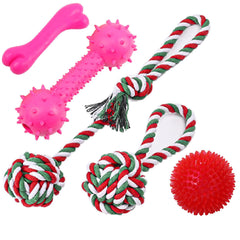 Nlmskzzy dog-chew-toy-ball-squeak aids interactive play and dental stimulation