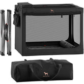 Noah & Paw crate frame shows stainless-steel durability for safe travel