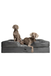 NOAH & PAW Giant Dog Bed XXL outer cover showcases durable waterproof fabric for easy cleaning.