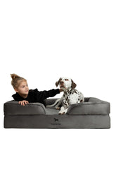 NOAH & PAW XL dog bed outer cover removable for easy cleaning