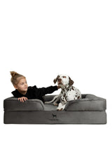 NOAH & PAW XL dog bed outer cover removable for easy cleaning