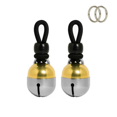 Noble Bells collar bell pair highlights twin bells for reliable pet alerts.