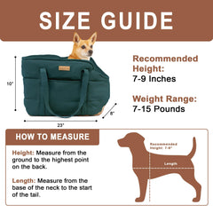 NoblePup Plush Dog Purse interior with plush lining provides snug comfort on the go.
