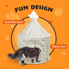 Nobleza cat tunnel folded for easy storage