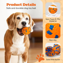 Nobleza dog balls floating in water: easy fetch during baths and pools