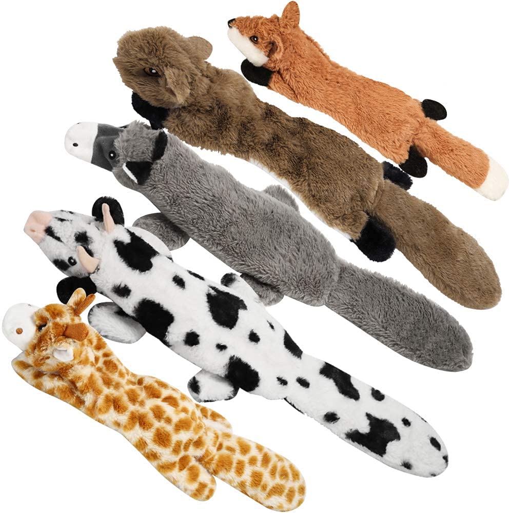 Nocciola dog squeaky toy set long-1 promotes active play with two squeakers.
