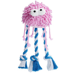 Nocciola Jellyfish plush squeaky toy close-up texture for curious dogs