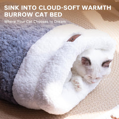 NODARKO cat bed flip side texture highlights luxe cloudy-soft warmth.