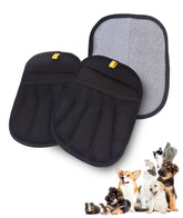 NOIMTTY pet-hair-removal-gloves-2-pack quickly lifts hair from fabric and furniture.