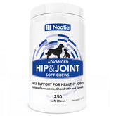 Nootie Glucosamine for Dogs 250ct packaging image shows convenient daily joint support.