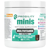 Nootie Progility dog multivitamin bottle supports daily immunity.