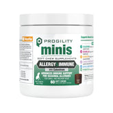 Nootie Progility Mini bottle label shows ingredients that support immune health.
