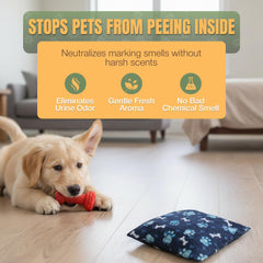 NOPEE dog-marking-bag closeup-material highlights non-toxic, family-safe construction.