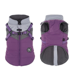 Norbi All-Weather Dog Coat back zipper for quick, secure dressing during morning walks