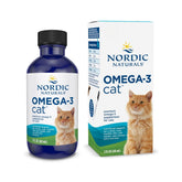 Nordic Naturals Omega-3 para gatos, botella, apoyo para salud general del gato.